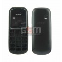 Корпус для Nokia 1280, High quality, чорний, передня і задня панель