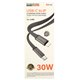 Кабель Type-C - Lightning, Borofone BX124, 1 метр, PD 30W, чорний