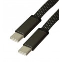 Кабель Type-C - Type-C, Borofone BX124, 1 метр, PD 60W, чорний