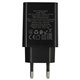 Зарядное устройство Hoco CS94A, USB 18W, Type-C PD 20W, чёрное