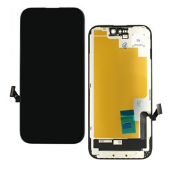 Дисплей для Apple iPhone 15, черный, с рамкой, High Copy, (OLED), GX-OLED