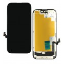 Дисплей для Apple iPhone 15, черный, с рамкой, High Copy, (OLED), GX-OLED