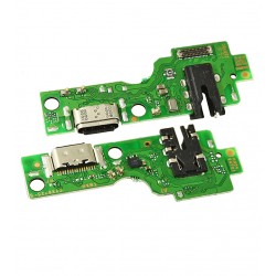 Шлейф для Infinix Smart 10 (X6725), коннектора зарядки, с компонентами, High Quality, плата зарядки