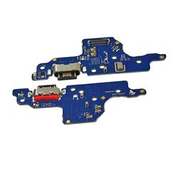 Шлейф для Motorola Moto E15, Moto G05, Moto G15, Moto G15 Power, коннектора зарядки, с компонентами, High Quality, плата зарядки