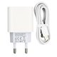 Зарядное устройство Hoco C76A Plus, Type-C PD 20W + кабель Type-C – Lightning, белое