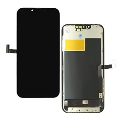 Дисплей для Apple iPhone 13 Pro, чорний, з рамкою, High Quality, 60Hz ZY-OLED (без помилки)