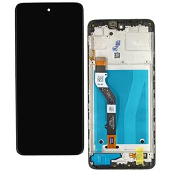 Дисплей для Motorola Moto G40 Fusion, XT2135 Moto G60, XT2133-2 Moto G60S, чорний, з сенсорним екраном (дисплейний модуль), GXQC Service Pack
