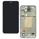 Дисплей для Samsung A356 Galaxy A35 5G, блакитний, з рамкою, orig (PRC OD), Lavender, GH82-34221C