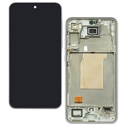Дисплей для Samsung A356 Galaxy A35 5G, блакитний, з рамкою, orig (PRC OD), Lavender, GH82-34221C