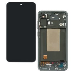 Дисплей для Samsung A566 Galaxy A56, сірий, з рамкою, оригинал (PRC OD), Graphite, GH82-36829A