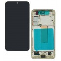 Дисплей для Samsung S916 Galaxy S23 Plus, черный, с белой рамкой, Original (PRC OD), GH82-30477B