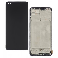 Дисплей для Oppo A93 (4G), із сенсорним екраном (дисплейний модуль), чорний, з рамкою (TFT), Сopy