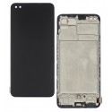 Дисплей для Oppo A93 (4G), с сенсорным экраном (дисплейный модуль), черный, c рамкой (TFT), Сopy