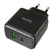 Зарядное устройство Hoco C158A, USB 18W, Type-C PD 45W, чёрное