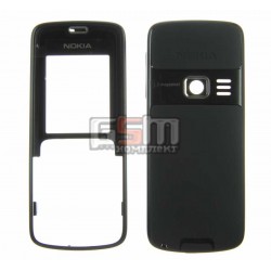 Корпус для Nokia 3110c, черный, high-copy, передняя и задняя панель