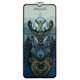 Загартоване захисне скло iNobi Amulet для Oppo A78 5G, Realme C11, C25, C25Y, C30, C30s, C31, C33, C35, Anti-Static, Full Glue, чорне