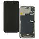 Дисплей для Apple iPhone 15 Pro Max, чёрный, с рамкой, High Quality, 120Hz GXQC-Super IN CELL FHD Service Pack (без ошибки)
