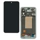 Дисплей для Samsung A566 Galaxy A56, сріблястий, з рамкою, оригінал (PRC OD), Lightgray, GH82-36829B