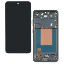 Дисплей для Samsung S721 Galaxy S24 FE, чёрный, с серой рамкой, оригинал (PRC OD), GH82-35848B