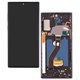Дисплей для Samsung N975F Galaxy Note 10 Plus, черный, с тачскрином, с рамкой, GXQC-Super OLED SOFT, Service Pack