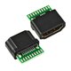Штекер HDMI, монтажный, с печатной платой, Gold-Plating, 10pin (мама)