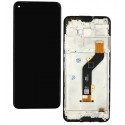Дисплей для Tecno Camon 16, черный, с рамкой, High Quality, TXDI680EBGPX-3