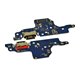 Шлейф для Motorola Moto E15, Moto G05, Moto G15, Moto G15 Power, коннектора зарядки, с компонентами, High Quality, плата зарядки