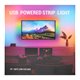 Светодиодная лента LED, RGB, 5V, IP 20, 5м, Bluetooth + пульт дистанционного управления, с датчиком звука, на самоклейке