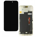 Дисплей для Apple iPhone 15 Pro Max, чёрный, с рамкой, High Quality, 120Hz GXQC-Super OLED SOFT Service Pack
