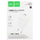 Зарядний пристрій Hoco C147A, USB 18W, Type-C PD 20W, білий