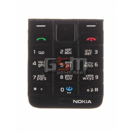 Клавиатура для Nokia 3500c, черная, русская