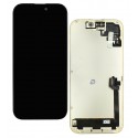 Дисплей Apple iPhone 17, чорний, з рамкою, High Copy, (OLED), DD-OLED, 120Hz, без помилки