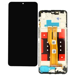 Дисплей для Samsung A075 Galaxy A07 (2025), чорний, з рамкою, GXQC Service Pack