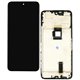 Дисплей для Huawei Honor X7B, черный, с рамкой, High Quality