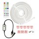 Светодиодная лента LED неоновая, RGB, 5V, IP 65, 3м, Bluetooth + пульт дистанционного управления, с датчиком звука
