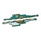 Шлейф для Samsung T730, T733, T735 N, T736B, T738U Tab S7 FE, коннектора зарядки, с компонентами, High Quality, плата зарядки