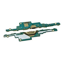 Шлейф для Samsung T730, T733, T735 N, T736B, T738U Tab S7 FE, коннектора зарядки, с компонентами, High Quality, плата зарядки