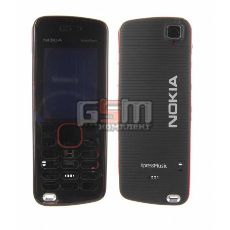 Корпус для Nokia 5220, копия AAA, красный