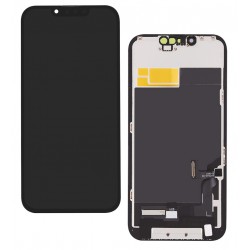 Дисплей для Apple iPhone 13, чорний, з рамкою, High Quality, (TFT), 60Hz ZY IN CELL FHD (без помилки)