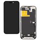 Дисплей для Apple iPhone 14 Pro, чёрный, с рамкой, High Quality, 120Hz GXQC-Super IN CELL FHD Service Pack (без ошибки)