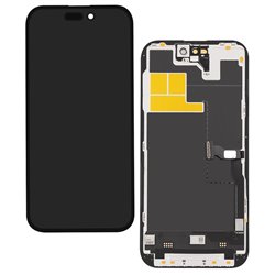 Дисплей для Apple iPhone 14 Pro, чёрный, с рамкой, High Quality, 120Hz GXQC-Super IN CELL FHD Service Pack (без ошибки)
