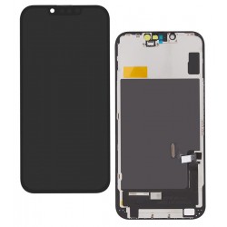 Дисплей для Apple iPhone 14, чёрный, с рамкой, High Quality, (TFT), 60Hz ZY IN CELL FHD (без ошибки)