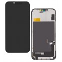 Дисплей для Apple iPhone 14, чёрный, с рамкой, High Quality, (TFT), 60Hz ZY IN CELL FHD (без ошибки)