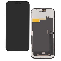Дисплей для Apple iPhone 15 Pro Max, чорний, з рамкою, High Quality, (TFT), 120Hz ZY IN CELL FHD (без помилки)