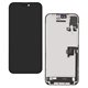 Дисплей для Apple iPhone 16 Pro Max, чёрный, с рамкой, High Quality, 120Hz, GXQC-Super IN CELL FHD, Service Pack