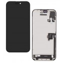 Дисплей для Apple iPhone 16 Pro Max, чёрный, с рамкой, High Quality, 120Hz, GXQC-Super IN CELL FHD, Service Pack
