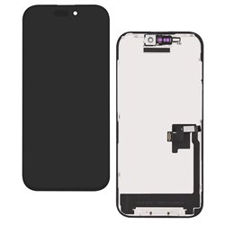 Дисплей для Apple iPhone 16 Pro, чёрный, с рамкой, High Quality, (TFT), 120Hz, ZY IN CELL FHD, (без ошибки)