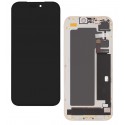 Дисплей для Apple iPhone 17 Pro Max, черний, с рамкой, High Copy, (OLED), DD-OLED, 120Hz, без ошибки