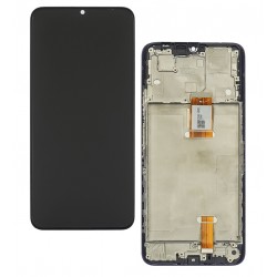 Дисплей для Huawei Honor X7a, черный, с рамкой, High quality, TXDI675EBAPU-5, RKY-LX1, RKY-LX2, RKY-LX3