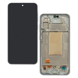 Дисплей для Samsung A366 Galaxy A36, білий, з рамкою, orig (PRC), White, GH82-36841B
